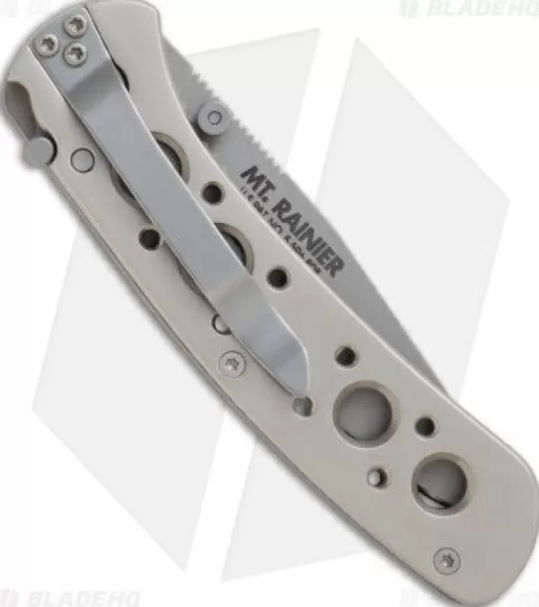 Best Cheap Crkt 14K Summit Mt. Rainier Liner Lock Knife (2.875 Bead Blast Serr) 6612N Pocket Knives