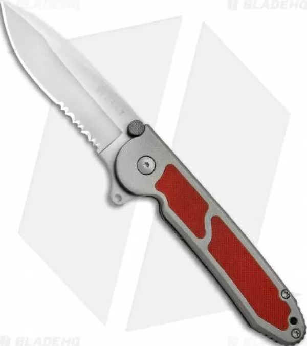 Shop Cheap Crkt Carson M18-12R Liner Lock Folding Knife Red G-10 (3.2 Satin) Pocket Knives