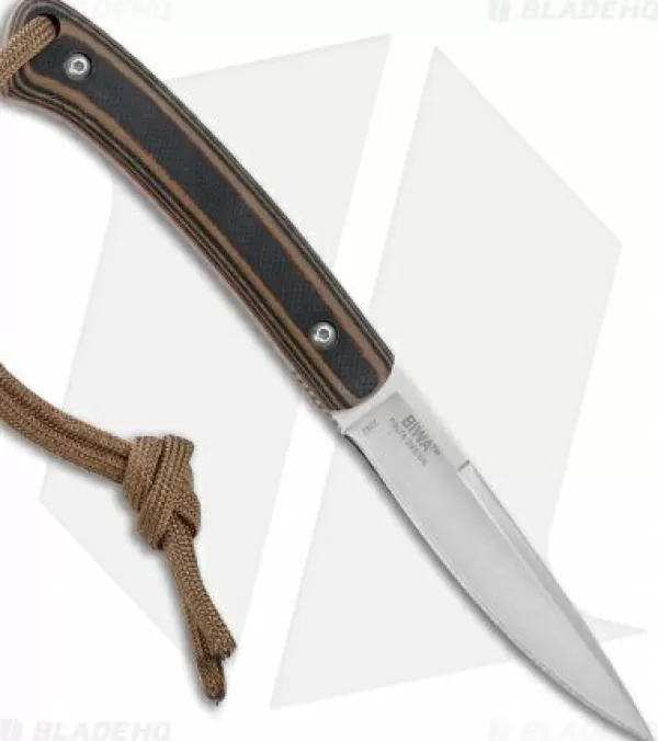 Sale Cheap Crkt Folts Biwa Fixed Blade Knife Brown/Black G-10 (3 Satin) Fixed Blade Knives