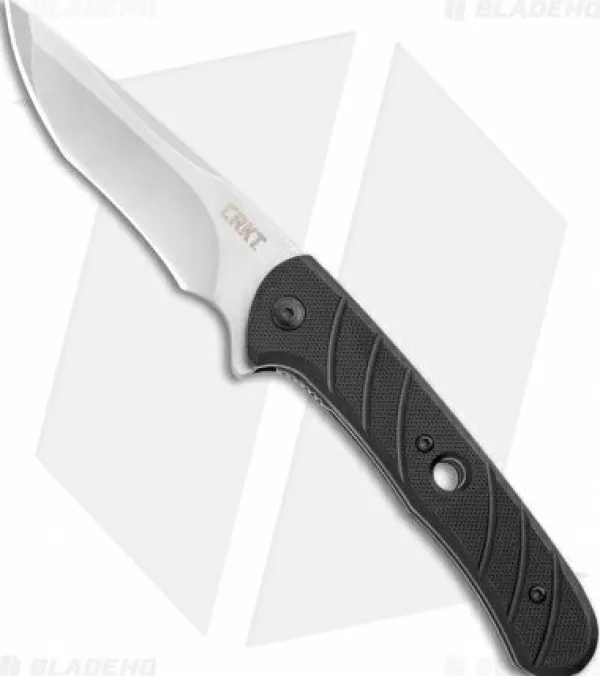 Shop Cheap Crkt Intention Spring Assisted Knife Black G-10 (3.5 Stonewash) 7160 Pocket Knives