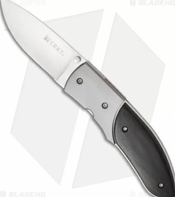 Hot Cheap Crkt Kommer 30-30 Liner Lock Folding Knife Ebony (3 Satin) 2865E Pocket Knives
