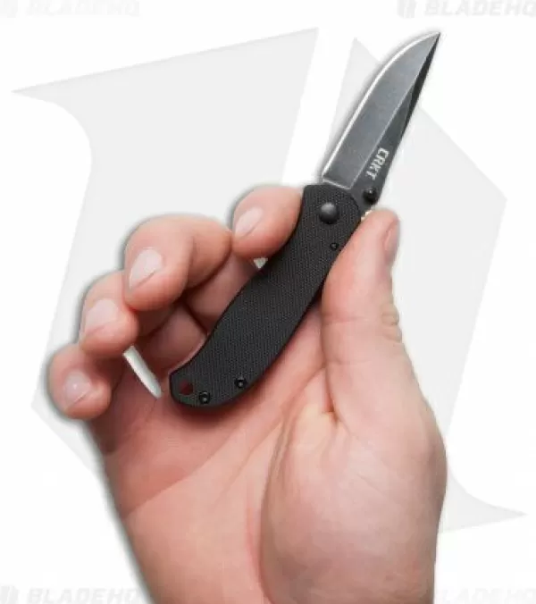 Hot Cheap Crkt Pazoda Compact Frame Lock Knife Black G-10 (2.1 Black) 6440Ks Pocket Knives
