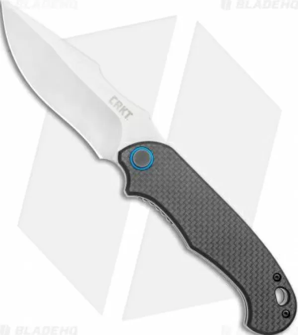 Best Sale Cheap Crkt P.S.D. Spring Assisted Knife Carbon Fiber/G-10 (3.6 Satin) 7920 Pocket Knives
