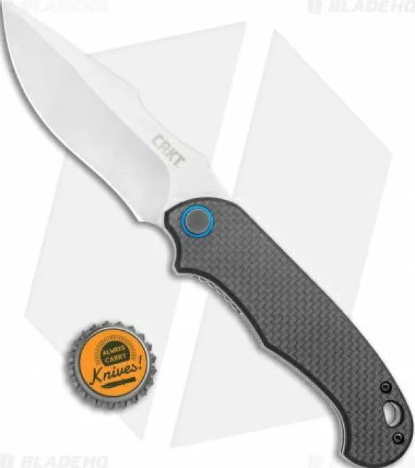 Best Sale Cheap Crkt P.S.D. Spring Assisted Knife Carbon Fiber/G-10 (3.6 Satin) 7920 Pocket Knives