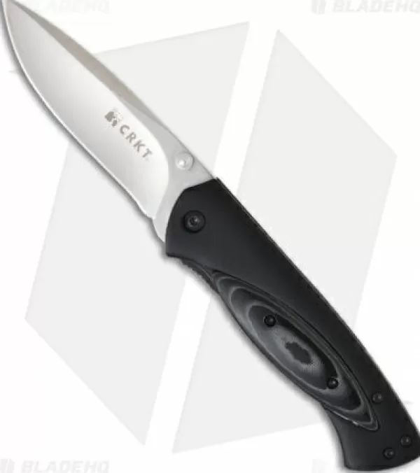 Flash Sale Cheap Crkt Vertex Dp Assisted Opening Knife W/Micarta Scales (3.125 Satin Plain) 1040 Spring Assisted Knives