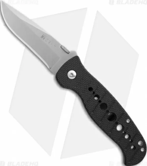 Best Crazy Deals Crkt Crawford Falcon Liner Lock Knife Black Zytel (3.875 Satin) 6232 Pocket Knives