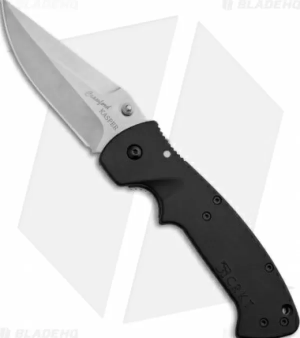 Cheap Crazy Deals Crkt Crawford Kasper Folding Pocket Knife (3.75 Satin Plain) 6773Sz Pocket Knives