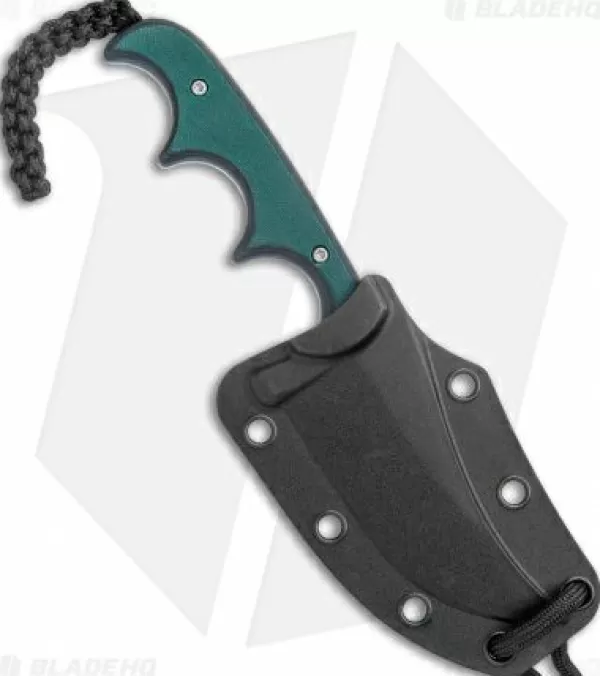 Outlet Crazy Deals Crkt Folts Minimalist Persian Neck Knife Green G-10 (2.1 Bead Blast) 2379 Fixed Blade Knives