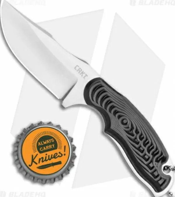Hot Crazy Deals Crkt Ikoma Civet Bowie Neck Knife (2.4 Satin) 2805 Fixed Blade Knives