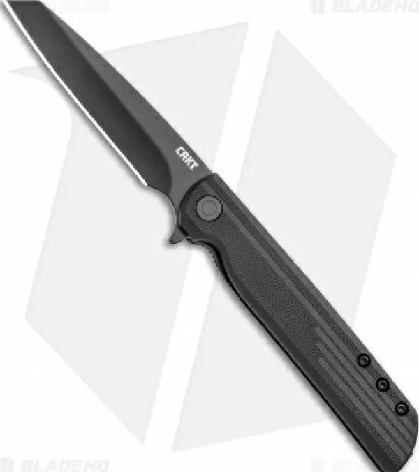 New Crazy Deals Crkt Lck + Spring Assisted Reverse Tanto Knife Black Frn (3.3 Black) 3802K Spring Assisted Knives
