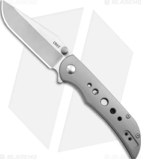 Shop Crazy Deals Crkt Oxcart Frame Lock Assisted Knife Stainless Steel (3.05 Satin) 6135 Pocket Knives