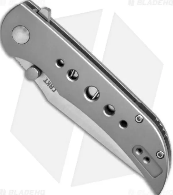 Shop Crazy Deals Crkt Oxcart Frame Lock Assisted Knife Stainless Steel (3.05 Satin) 6135 Pocket Knives