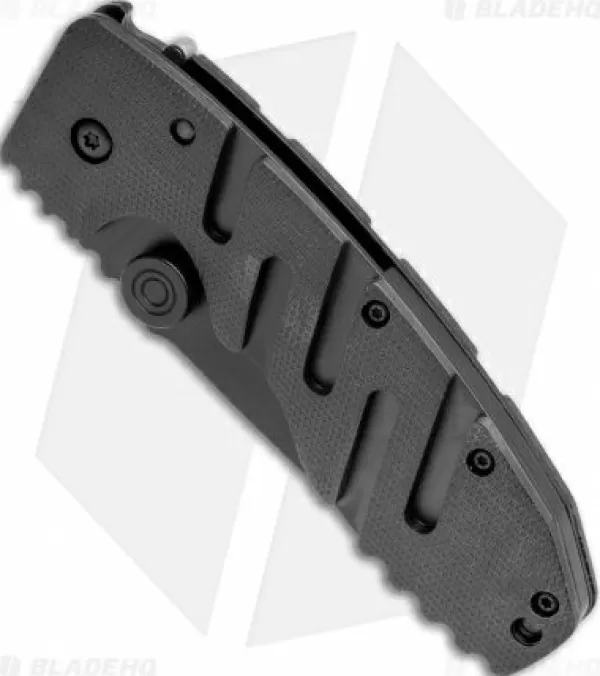 Fashion Crazy Deals Crkt Ryan Seven Liner Lock Knife Black (3.375 Black Serr) 6813K Pocket Knives