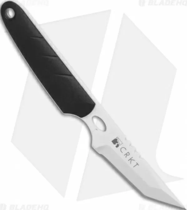 Sale Crazy Deals Crkt Side Hawg 3 Tanto Fixed Blade Neck Knife W/ Pivot Sheath (2 White) 2405W Fixed Blade Knives