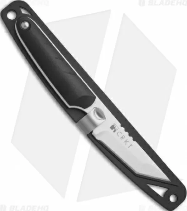 Sale Crazy Deals Crkt Side Hawg 3 Tanto Fixed Blade Neck Knife W/ Pivot Sheath (2 White) 2405W Fixed Blade Knives
