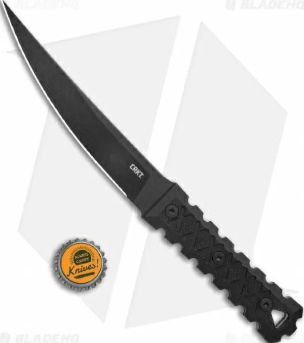 Discount Crazy Deals Crkt Williams Hz6 Fixed Blade Knife Black G-10 (6.5 Black) Fixed Blade Knives