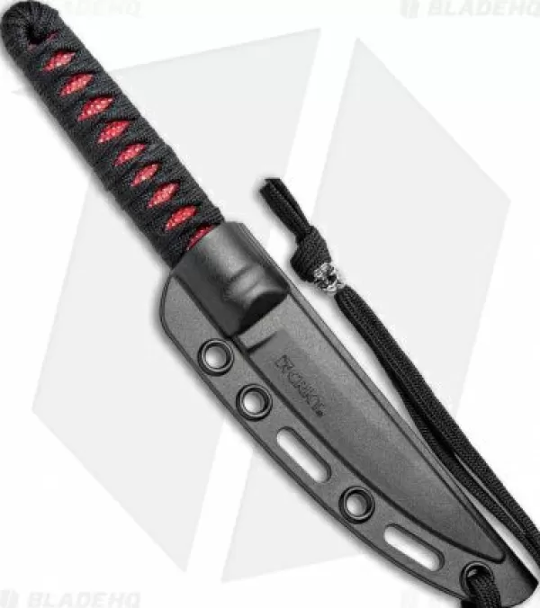 Flash Sale Discount Crkt Burnley Obake Fixed Blade Knife Red (3.64 Gray Tini) 2367R Fixed Blade Knives