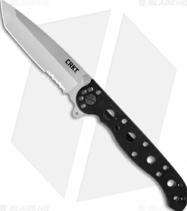 Cheap Discount Crkt Carson M16-10S Tanto Flipper Knife + Bottle Opener (3 Bead Blast Serr) Pocket Knives
