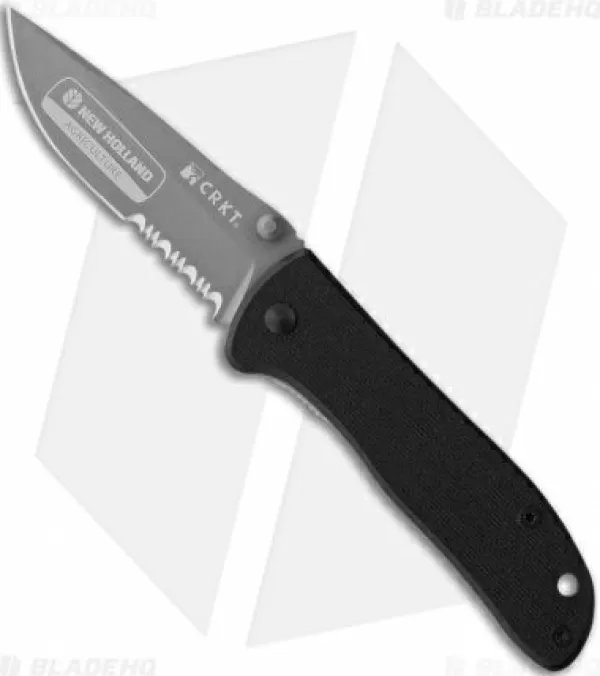 Store Discount Crkt Drifter New Holland Liner Lock Knife Black G-10 (2.875 Gray Serr) 6460Nh Pocket Knives