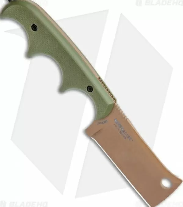 Fashion Discount Crkt Folts Desert Warrior Minimalist Cleaver Neck Knife (2.1 Copper D2) Fixed Blade Knives
