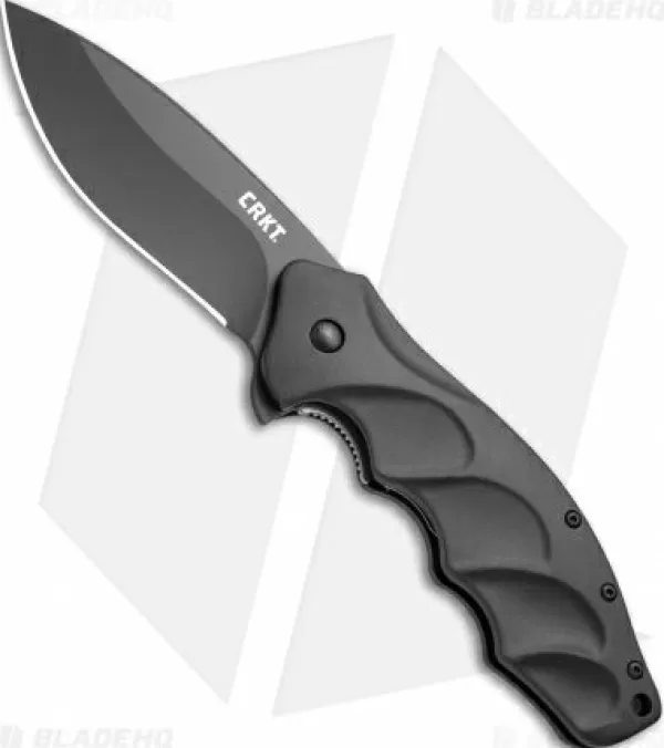 Outlet Discount Crkt Ken Onion Foresight Liner Lock Knife (3.5 Black) K220Kkp Pocket Knives