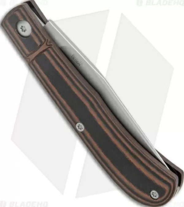Best Sale Discount Crkt Rogers Venandi Slip Joint Knife Black/Brown G-10 (3.1 Bead Blast) Pocket Knives