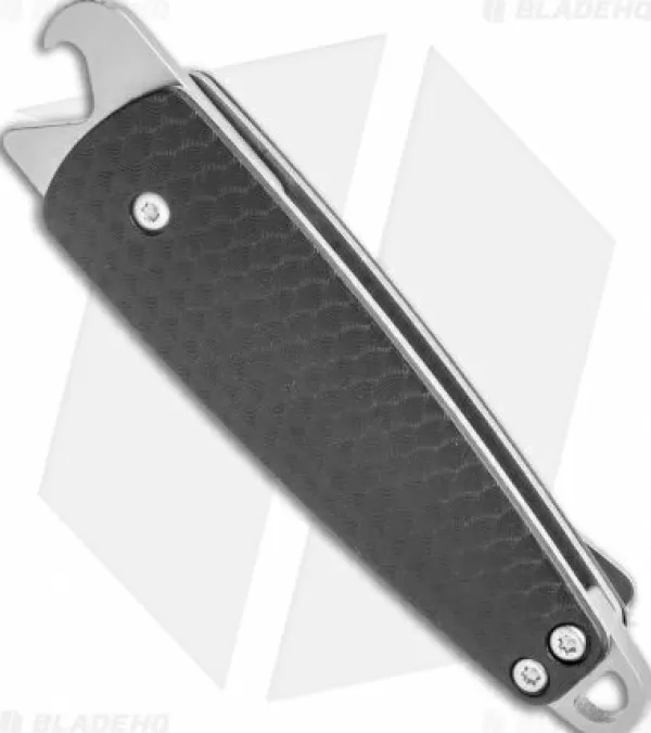 Sale Discount Online Crkt Dually Knife W/ Bottle Opener Black (2.5 Stonewash) 7086 Pocket Knives