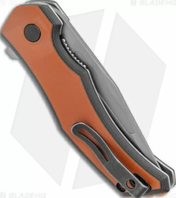 Flash Sale Discount Online Crkt Fawkes Spring Assisted Knife Brown/Orange G-10 (2.75 Bead Blast) Spring Assisted Knives