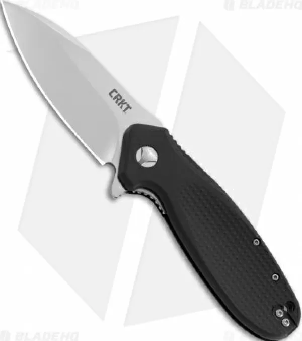 Best Discount Online Crkt Ken Onion Hi Jinx Z Frame Lock Knife Black Gfn (3.25 Satin) K281Kxp Pocket Knives