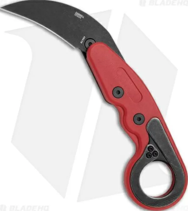 Flash Sale Discount Online Crkt Provoke Kinematic Morphing Karambit Knife Red (2.47 Black Stonewash) Pocket Knives