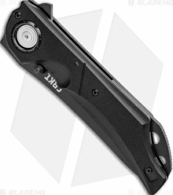 Cheap Discount Online Crkt Seismic Deadbolt Lock Knife Black G-10 (4 Black Serr) 5401K Pocket Knives