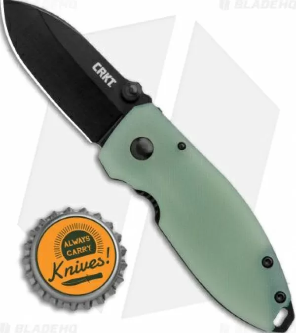 Best Sale Exclusive Design Crkt Burnley Squid Frame Lock Knife Natural G-10 (2.25 Black D2) Pocket Knives