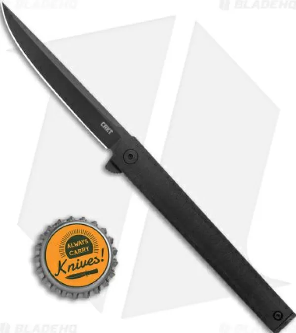 Cheap Exclusive Design Crkt Ceo Exclusive Flipper Liner Lock Knife Blackout Grn (3.25 Black D2) Pocket Knives