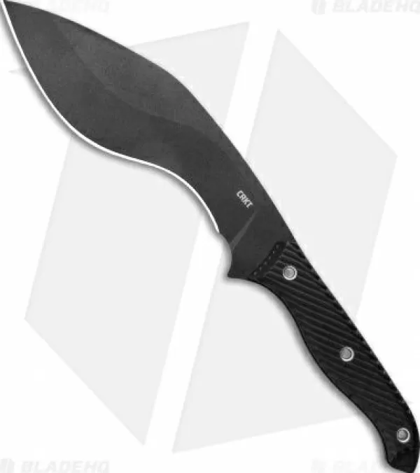 Clearance Exclusive Design Crkt Clever Girl Kukri Fixed Blade Knife Black G-10 (7.75 Black) Fixed Blade Knives