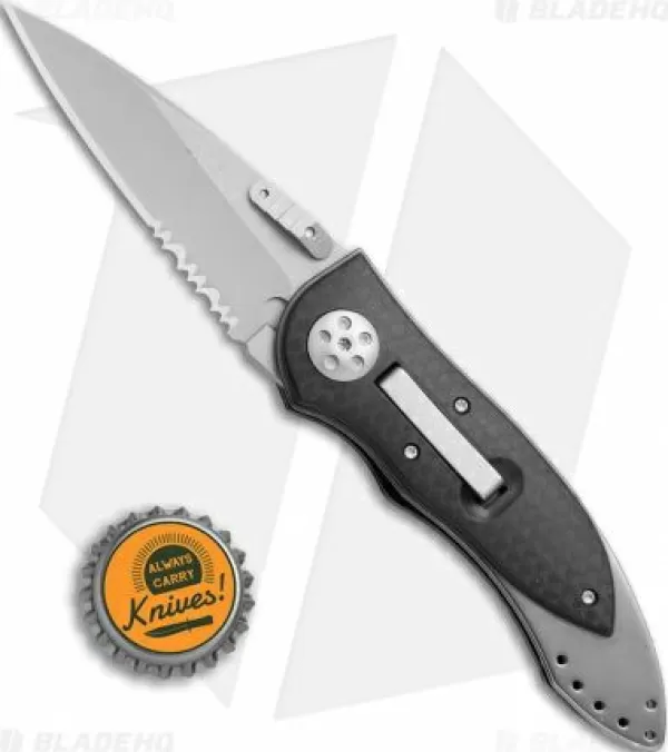 Best Exclusive Design Crkt Elishewitz E-Lock Folding Knife (2.75 Bead Blast Serr) 7313 Automatic Knives
