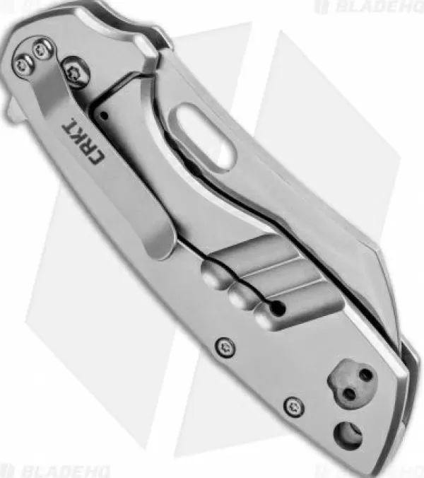 Best Exclusive Design Crkt Pilar Large Frame Lock Flipper Knife Stainless Steel (2.62 Satin) 5315 Pocket Knives
