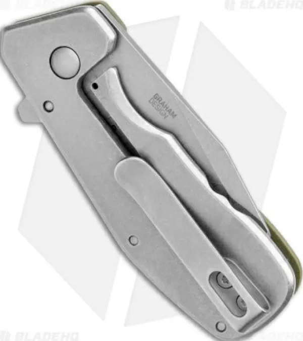 Best Sale Exclusive Design Crkt Razelcliffe Frame Lock Knife Od Green G-10 (2.4 Satin) Pocket Knives