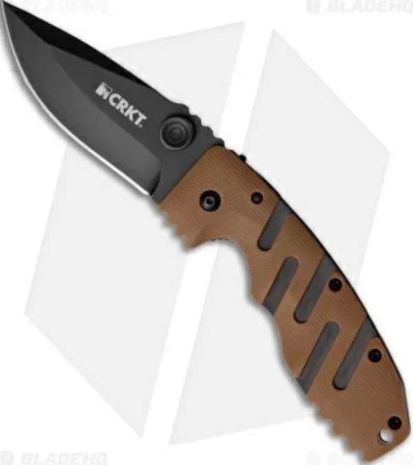 Hot Exclusive Design Crkt Ryan Seven Liner Lock Knife Tan (3.5 Black) 6803Dz Pocket Knives