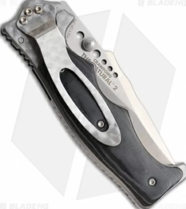 Sale Exclusive Design Crkt The Natural 2 Spring Assisted Knife Black Micarta (3.25 Satin Plain) 7080M Spring Assisted Knives