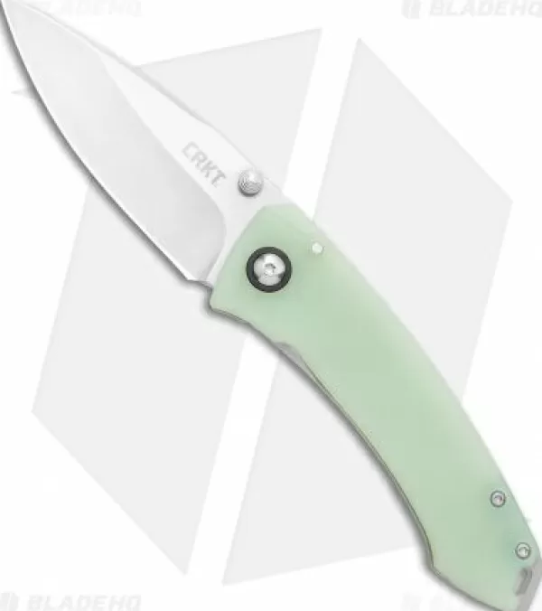 Fashion Exclusive Design Crkt Tuna Frame Lock Knife Natural G-10 (3.25 Stonewash D2) Pocket Knives