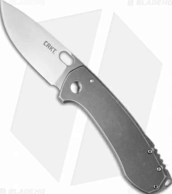 Clearance Exclusive Design Crkt Vox Amicus Frame Lock Knife Ss (3.375 Stonewash) 5445 Pocket Knives