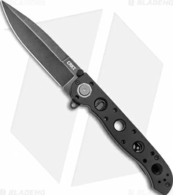 Best Sale Featured Crkt Carson M16-03Db Spear Point Dead Lock Flipper Knife (3.5 Black Sw) Pocket Knives