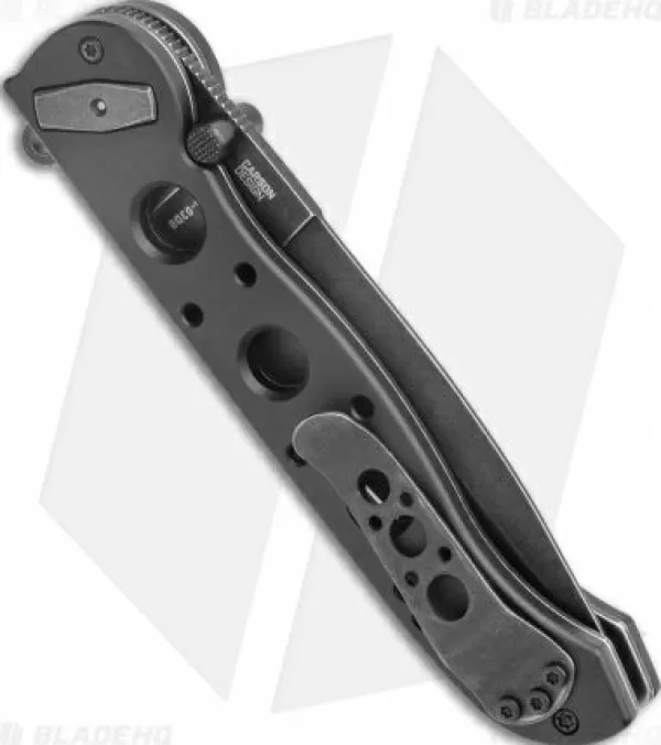 Best Sale Featured Crkt Carson M16-03Db Spear Point Dead Lock Flipper Knife (3.5 Black Sw) Pocket Knives