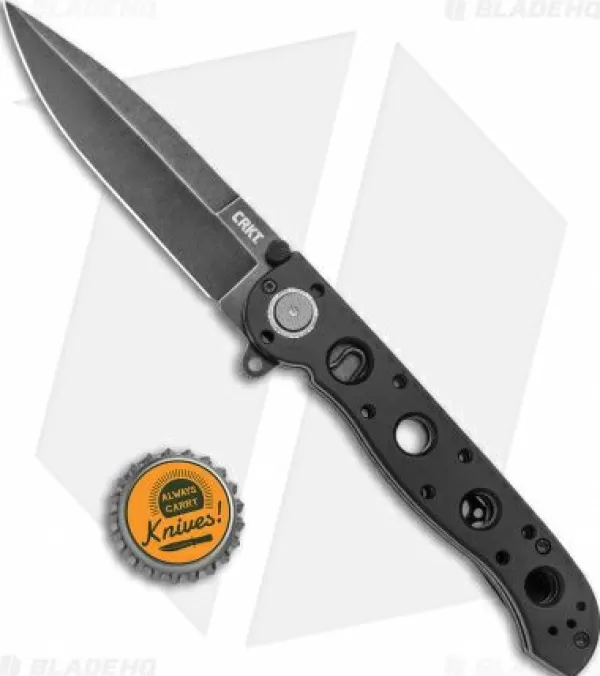 Best Sale Featured Crkt Carson M16-03Db Spear Point Dead Lock Flipper Knife (3.5 Black Sw) Pocket Knives