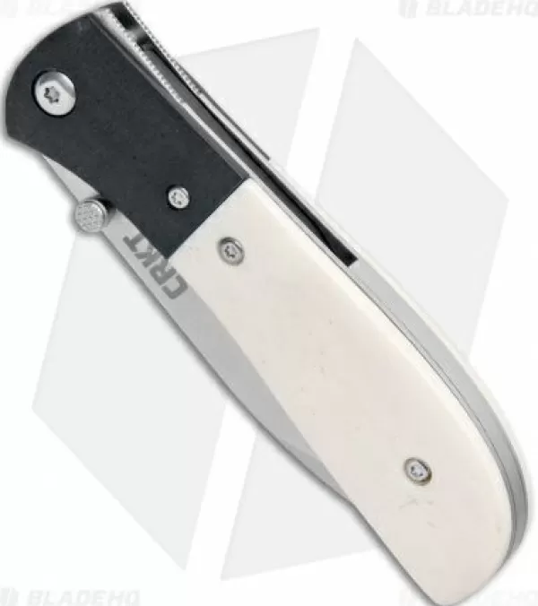 Discount Featured Crkt Carson M4-02 White Bone Spring Assisted Knife (3.25 Satin) Spring Assisted Knives