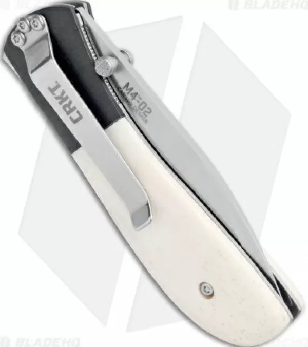 Discount Featured Crkt Carson M4-02 White Bone Spring Assisted Knife (3.25 Satin) Spring Assisted Knives
