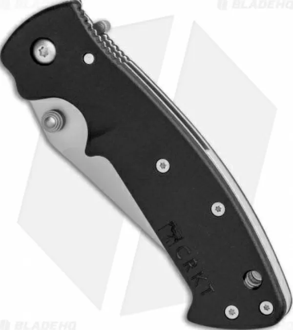 Cheap Featured Crkt Crawford Kasper Liner Lock Knife Black Zytel (3.1 Bead Blast) 6772 Pocket Knives
