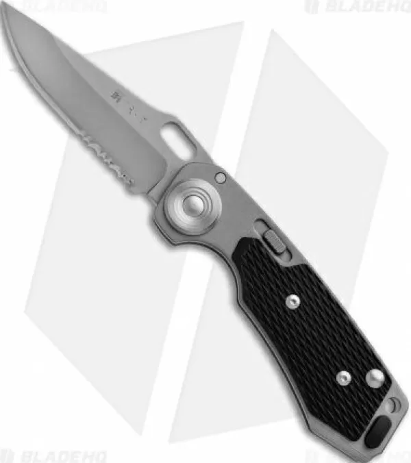 Store Featured Crkt Hawk D.O.G. Manual Folding Knife (3.5 Bead Blast Serr) 4514 Pocket Knives