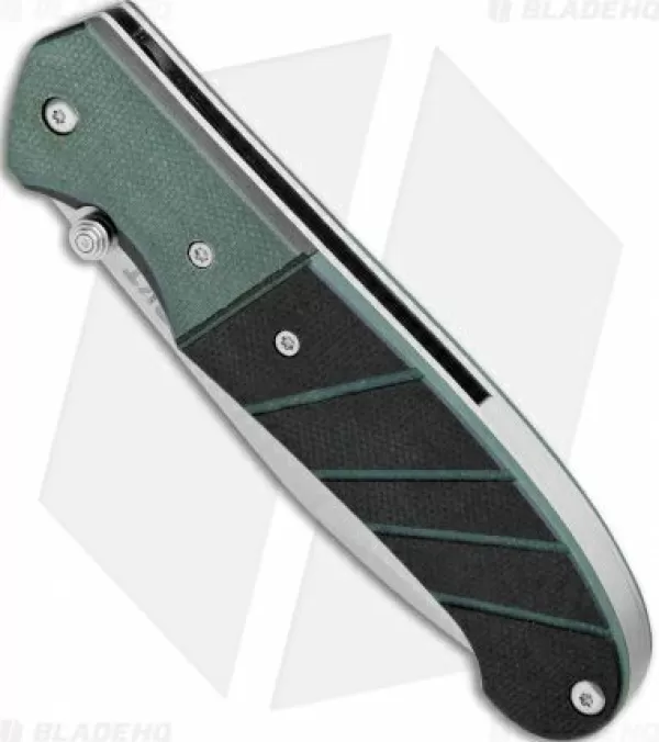 Online Featured Crkt Ignitor Spring Assisted Knife Black & Green G10 (3.38 Satin) 6850 Spring Assisted Knives