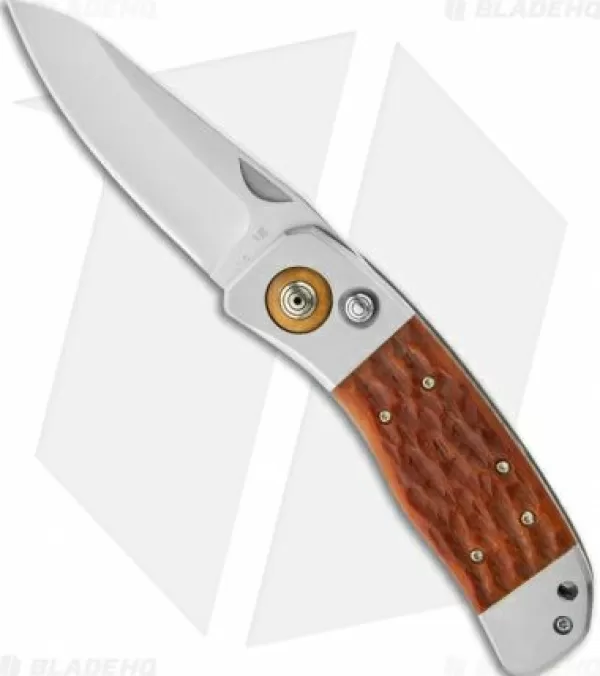 Cheap Featured Crkt Lake's Pal Automatic Conversion (2.9 Satin) 7233 Automatic Knives